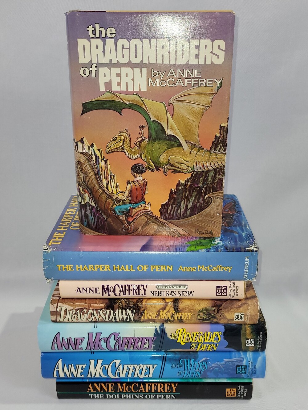 Anne McCaffrey Dragonriders of Pern 7 Vintage Hardcover Book Club First Editions